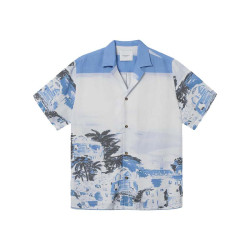 Les Deux Coastal AOP SS Shirt Les Deux Coastal AOP SS Shirt