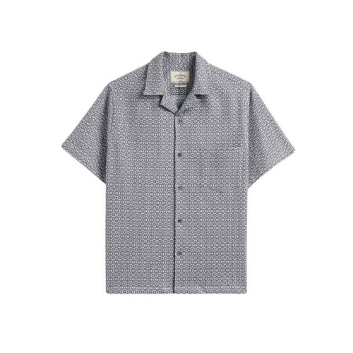 Portuguese Flannel Abstract Tile Shirt