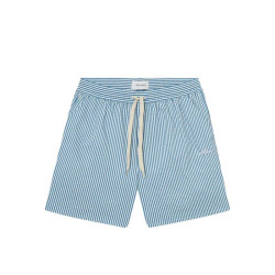 Les Deux Stan Stripe Seersucker Swim Shorts