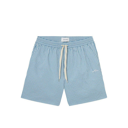Les Deux Stan Stripe Seersucker Swim Shorts