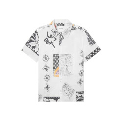 Les Deux Kamar AOP SS Shirt Les Deux Kamar AOP SS Shirt