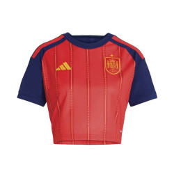 Adidas Spain 26 Home Cropped Jersey Adidas Spain 26 Home Cropped Jersey