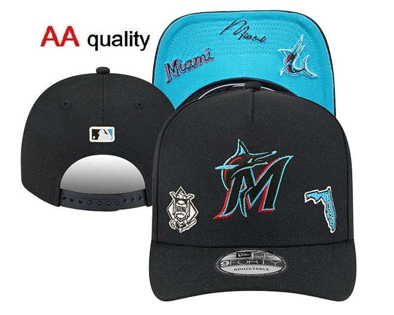 Miami Marlins 2026 Stitched Snapback Hats