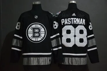 Men's Boston Bruins 88 David Pastrnak Black 2019 NHL All-Star Game Adidas Jersey