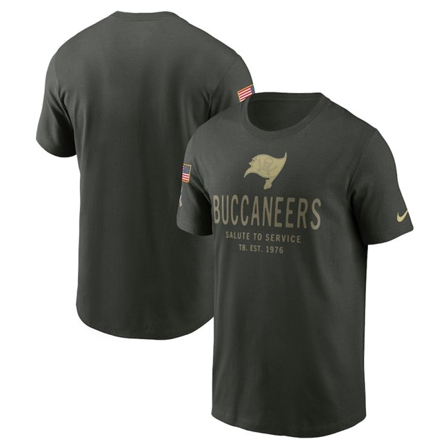 Men's Tampa Bay Buccaneers Forest Green 2025 Salute to Service Sideline Primary Edge Dri-FIT T-Shirt