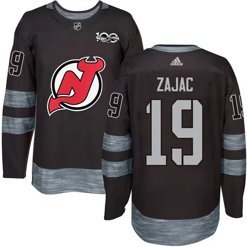Adidas Devils #19 Travis Zajac Black 1917-2017 100th Anniversary Stitched NHL Jersey Adidas Devils #19 Travis Zajac Black 1917-2017 100th Anniversary Stitched NHL Jersey