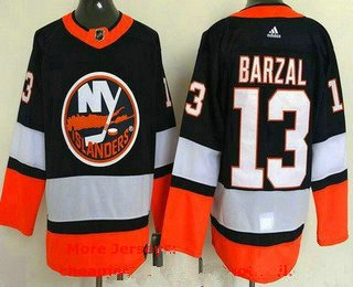 Men's new york islanders #13 mathew barzal navy 2021 reverse retro authentic jersey