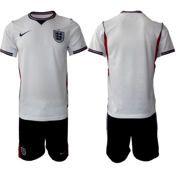 Men's England 2026 White Home Soccer Jersey Suit