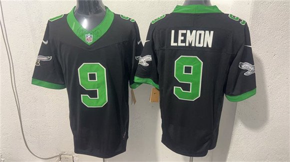 Men's Philadelphia Eagles #9 Makai Lemon Black 2026 Draft F.U.S.E Vapor Untouchable Limited Football Stitched Jersey