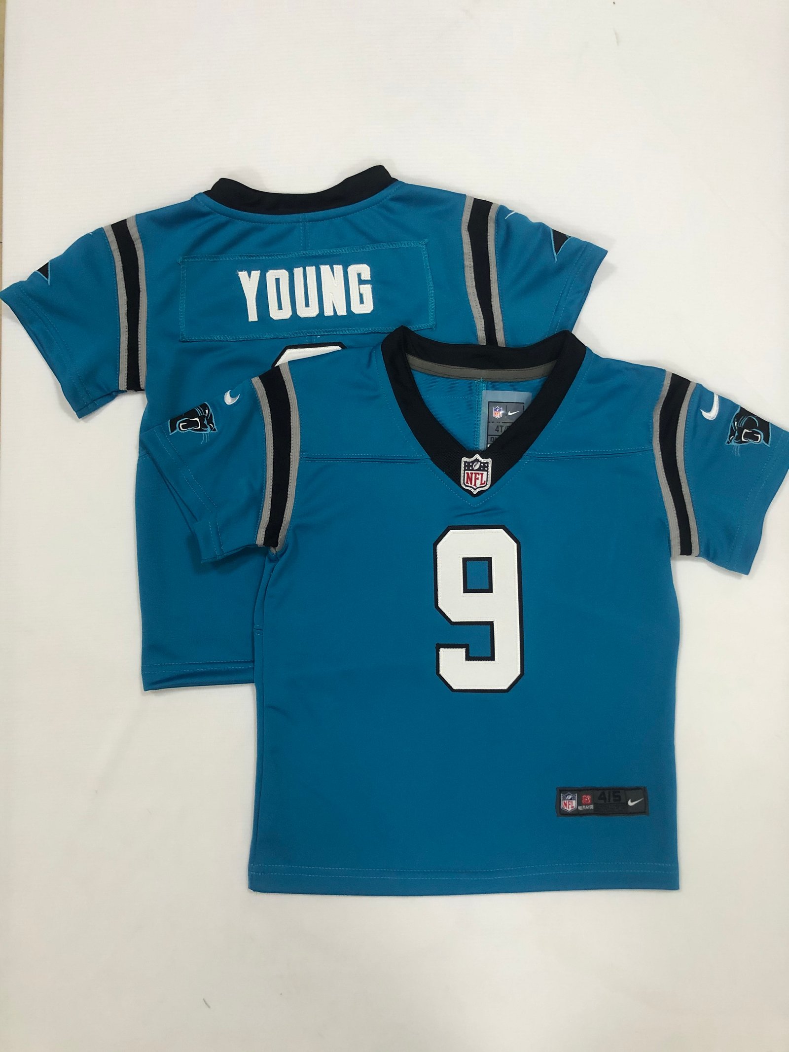 Toddlers Carolina Panthers #9 Bryce Young Light Blue 2023 Vapor Untouchable Stitched Nike Limited Jersey