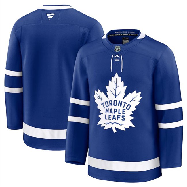 Men's Toronto Maple Leafs Custom Blue 2024-25 Home Stitched Hockey Jersey