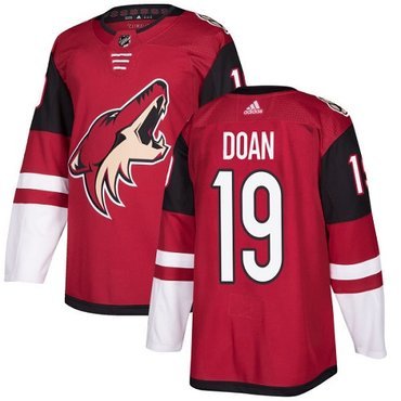 Adidas Coyotes #19 Shane Doan Maroon Home Authentic Stitched NHL Jersey