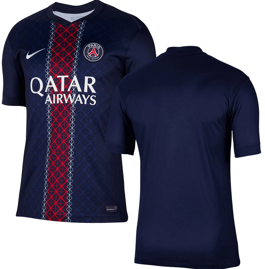 Men's Nike Paris Saint-Germain Navy Blue Home 2025-2026 Shirt