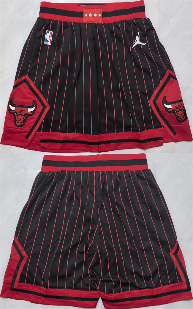 Men's Chicago Bulls Black 2026 Shorts 005 (Run Small)
