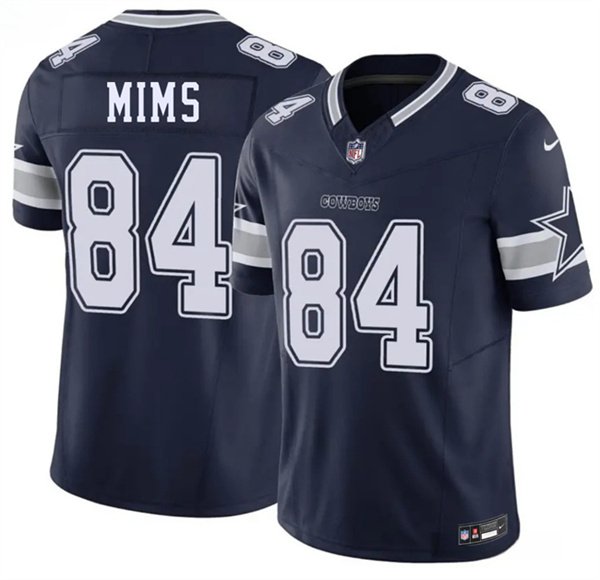 Men's Dallas Cowboys #84 Denzel Mims Navy 2026 F.U.S.E. Vapor Untouchable Limited Stitched Football Jersey