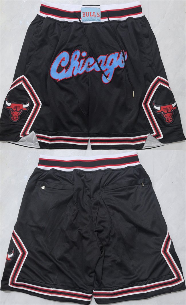 Men's Chicago Bulls Black 2026 Shorts 003 (Run Small)