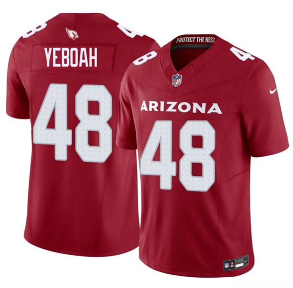 Men's Arizona Cardinals #48 Kenny Yeboah Red 2026 F.U.S.E. Vapor Untouchable Limited Football Stitched Jersey Men's Arizona Cardinals #48 Kenny Yeboah Red 2026 F.U.S.E. Vapor Untouchable Limited Football Stitched Jersey