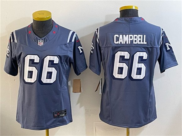 Youth New England Patriots #66 Will Campbell Navy 2025 “Rivalries” F.U.S.E Vapor Limited Football Stitched Jersey