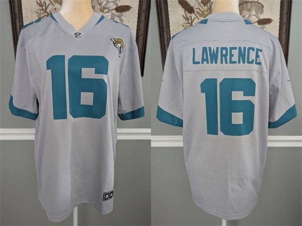 Men's Jacksonville Jaguars #16 Trevor Lawrence White Football Stitched Jersey