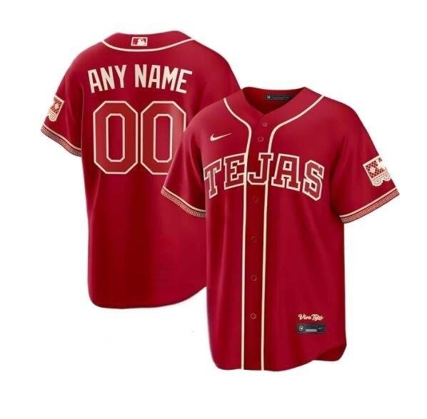 Custom Texas Rangers 2026 City Connect Stadium Baseball Stitched Jersey