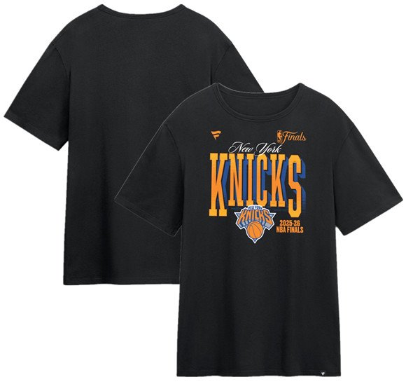 Men's New York Knicks Black 2026 Finals T-Shirt