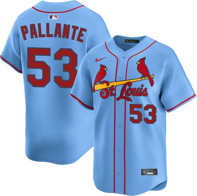 Men's St. Louis Cardinals Blank Black Lights Out Limited Stitched Baseball Jersey