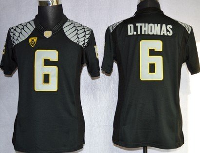 Oregon Ducks #6 DeAnthony Thomas 2013 Black Limited Womens Jersey