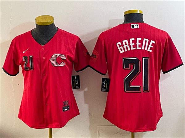 Youth Cincinnati Reds #21 Hunter Greene Red 2026 City Connect Stadium Stitched Baseball Jersey