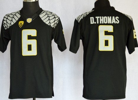 Oregon Ducks #6 DeAnthony Thomas 2013 Black Limited Kids Jersey