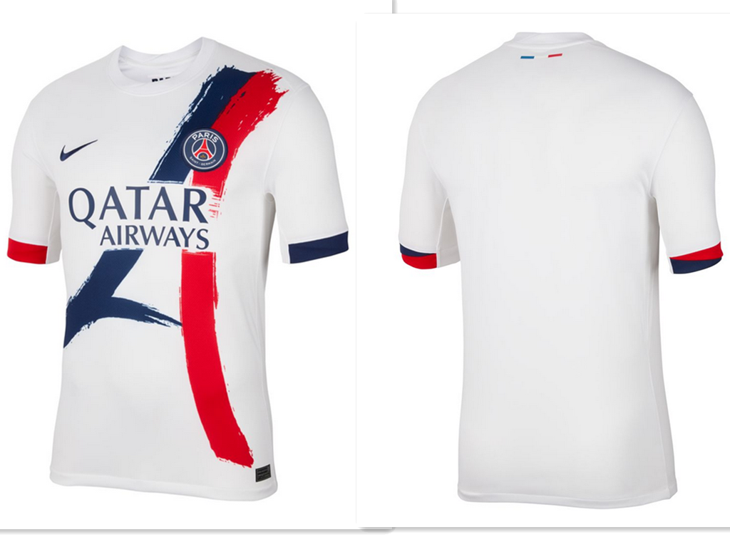 Men's Nike Paris Saint-Germain White Away 2025-2026 Shirt