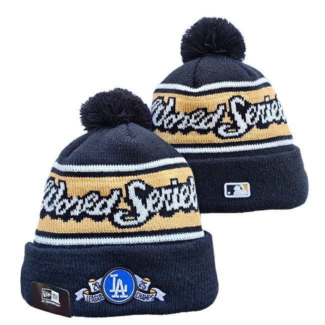 Los Angeles Dodgers 2025 World Series Knit Hats1