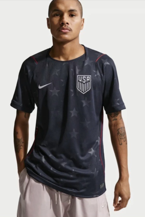 Men's United States Blank Navy 2026 Away Soccer Jersey Suit